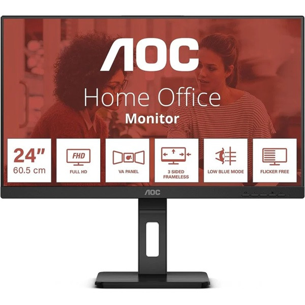 Monitor AOC 23.8" IPS 24E3QAF negro D