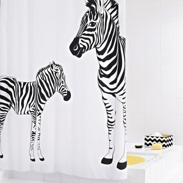 RIDDER Cortina de chuveiro Zebra 180x200 cm D