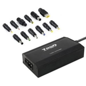 Cargador de Portátil TooQ TQLC-100BS01M 100W 12 conectores voltaje 12-24V D