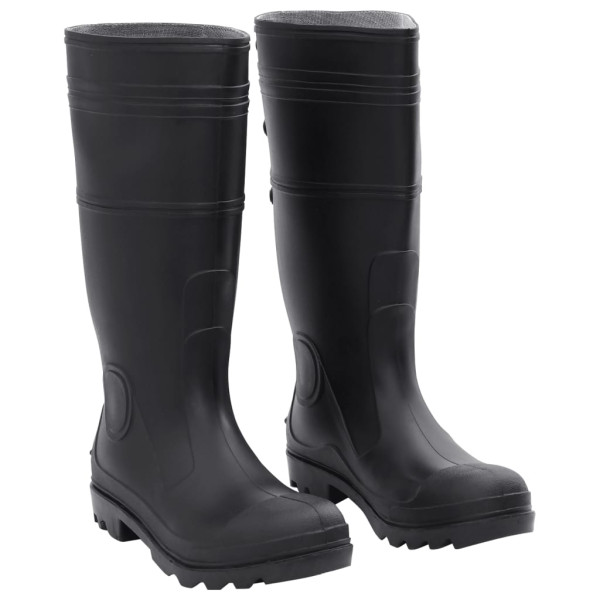 Botas de agua negro número 42 PVC D