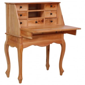 Escritório secretário de madeira maciça de maionese 78x42x103 cm D