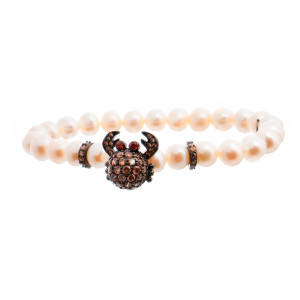 PULSEIRA LANCASTER MULHER LANCASTER JLA-BRCRAB4WH 16MM D