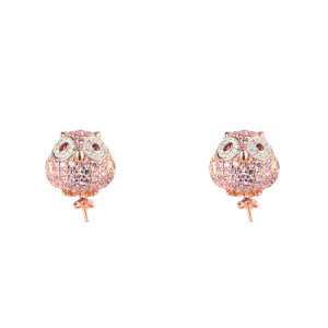 BRINCOS LANCASTER FEMININO LANCASTER JLA-EAR-OWL-2 1.2MM D