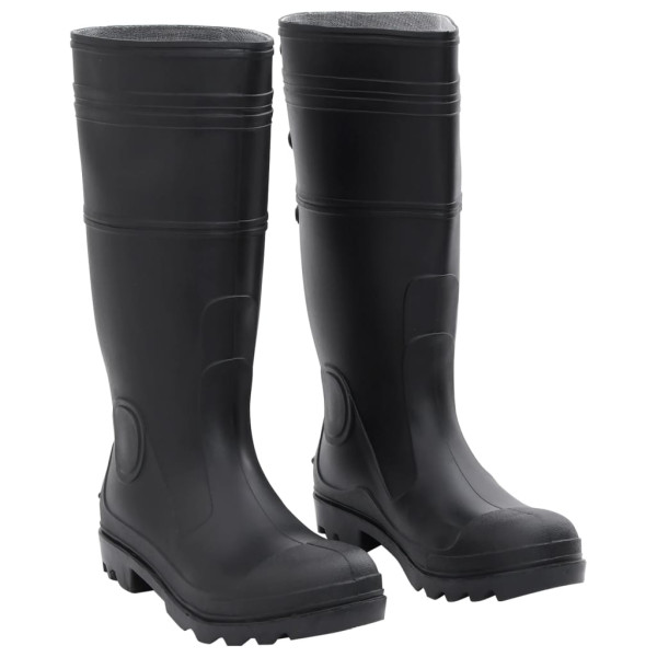 Botas de agua negro número 41 PVC D