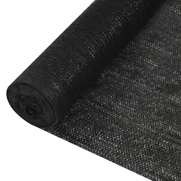 Red de privacidad HDPE negro 2x10 m 150 g/m² D