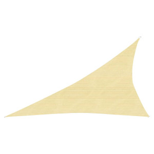 Toldo de vela HDPE beige 160 g/m² 3x4x5 m D