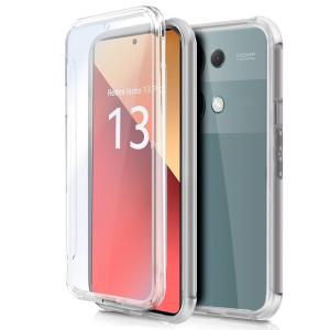 Funda COOL Silicona 3D para Xiaomi Redmi Note 13 Pro (Transparente Frontal + Trasera) D