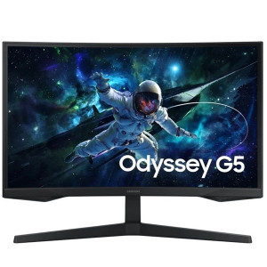 Monitor Gaming SAMSUNG Odyssey G5 27" QHD S27CG552EU curvo negro D