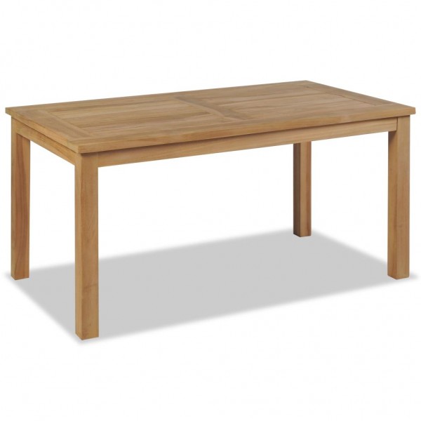 Mesa de centro de madera de teca 90x50x45 cm D