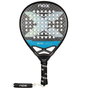 Pala de pádel Noxs AT10 Luxury Genius 12k Agustín Tapia negro/gris H