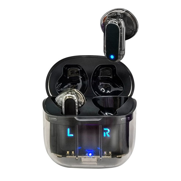 Earbuds de filtro Bluetooth Dual COOL Cristal preto D