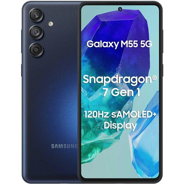 Samsung Galaxy M55 M556 5G dual sim 8GB RAM 128GB preto D