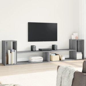 Móveis de TV 2 pcs engenharia cinza Sonoma 100x30x50 cm D