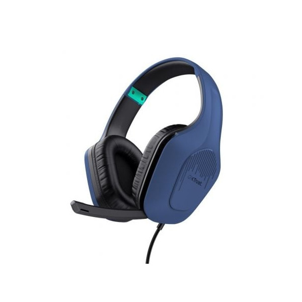 Auscultadores de jogos com microfone Trust Gaming GXT 415 Zirox azul D