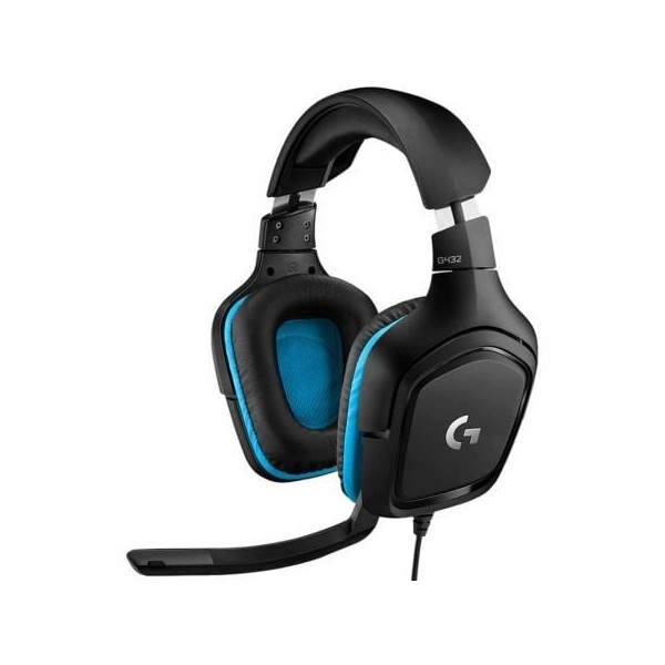 Auriculares gaming con micrófono logitech g432/ usb 2.0/ jack 3.5/ negros D