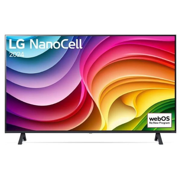 Smart TV LG 55" NanoCell LED 4K UHD 55NANO82T6B preto D