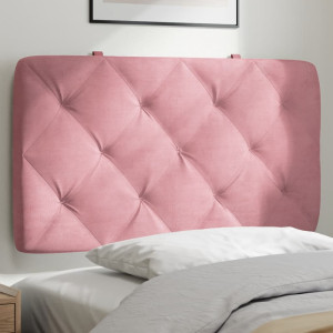 Cabeça de cama acolchada veludo rosa 80 cm D