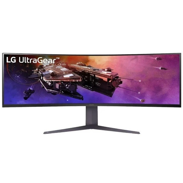 Monitor Gaming Ultrapanorámico LG 44.5" QHD 45GR75DC-B curvo negro D