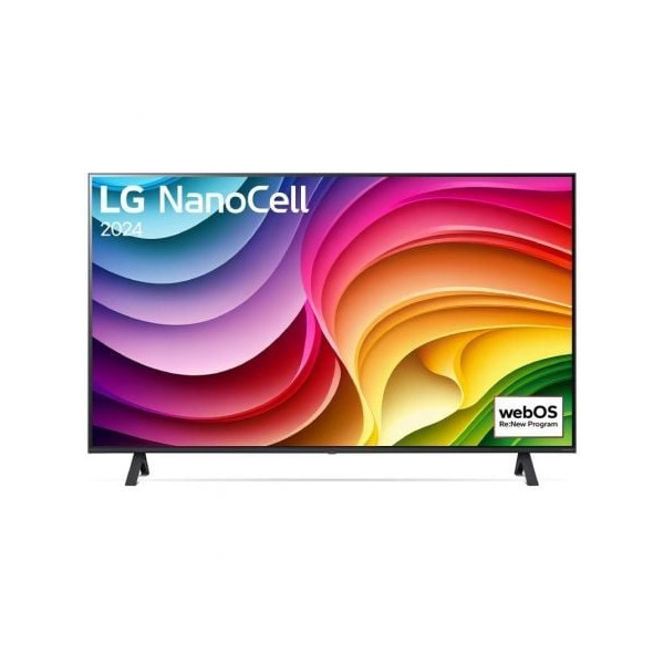 Smart TV LG 43" LED 4K UHD 43NANO82T6B preto D