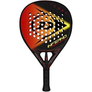 Pala de pádel dunlop inferno carbon elite 2022/ naranja y amarilla D