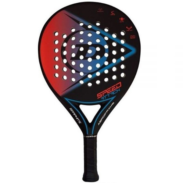 Pala de Pádel Dunlop Speed Attack 2022 roja/azul D