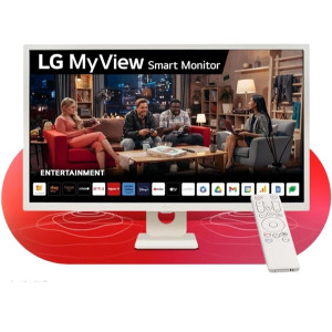Smart monitor lg myview 32sr50f-w 31.5'/ full hd/ smart tv/ multimedia/ blanco D