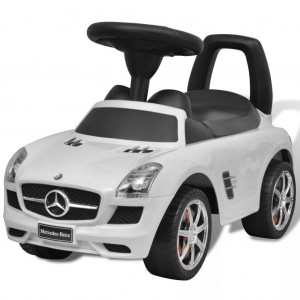 Coche correpasillos para niños Mercedes Benz blanco D