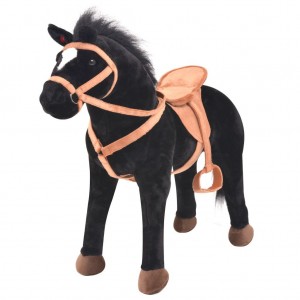 Cavalo de pé de brinquedo preto D