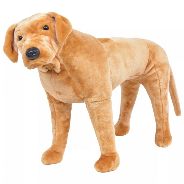 Perro labrador de peluche de pie marrón claro XXL D