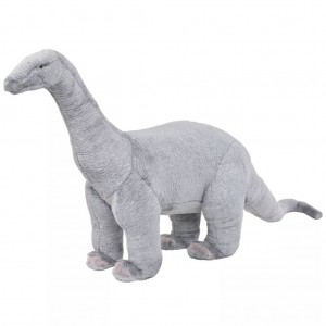 Dinosaurio braquiosaurio de peluche de pie gris XXL D