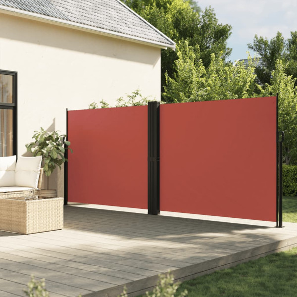 Toldo lateral retráctil terracota 180x1200 cm D