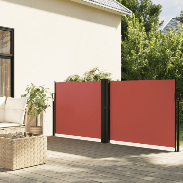 Toldo lateral retráctil terracota 120x1200 cm D