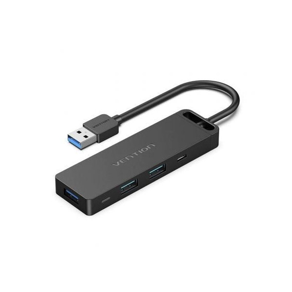 Docking usb 3.0 vention chvbb/ 3xusb/ 1xmicro usb pd/ 1xlector tarjetas sd y microsd/ negro D