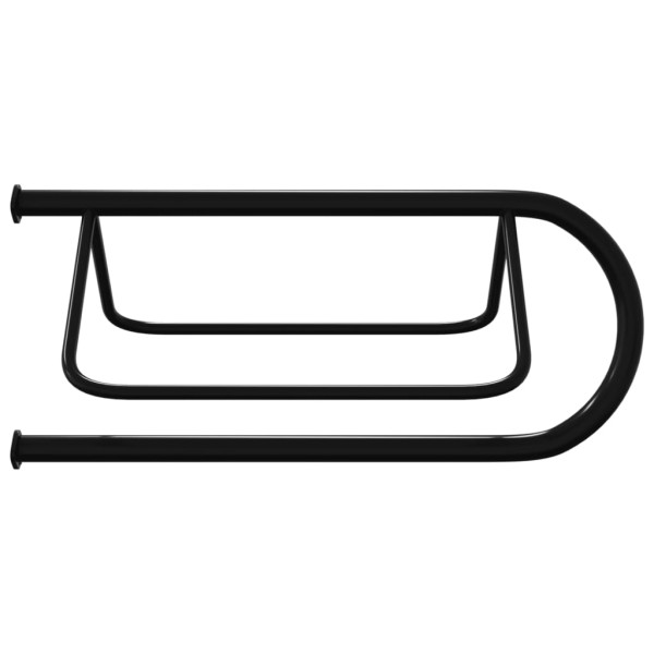 Suporte para selas de parede ferro preto M 5