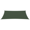 Toldo de vela verde oscuro HDPE 160 g/m² 3x4 m 2