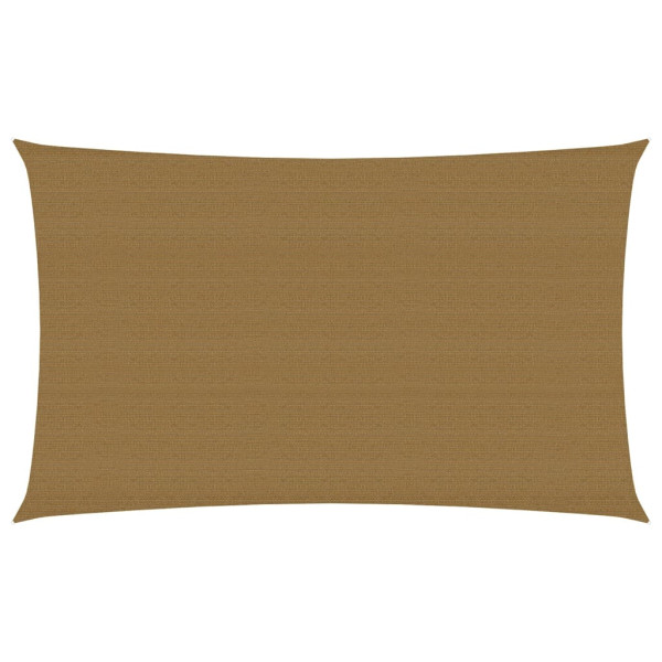 Toldo de vela gris taupe HDPE 160 g/m² 5x8 m Toldo de vela gris taupe HDPE 160 g/m² 5x8 m D
