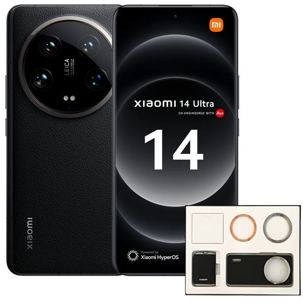 Xiaomi 14 Ultra 5G dual sim 16GB RAM 512GB preto + Kit de fotografia D