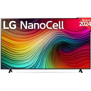 Smart TV LG 75" NanoCell 4K UHD 75NANO82T6B negro D