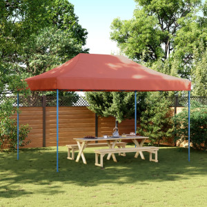 Tienda de fiesta plegable Pop-Up terracota 440x292x315 cm D