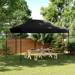 Tienda de fiesta plegable Pop-Up negra 440x292x315 cm D