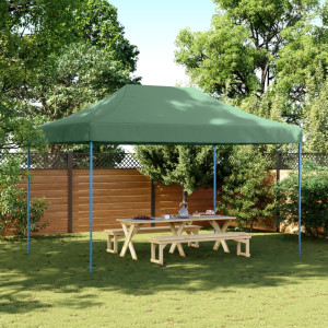 Tienda de fiesta plegable Pop-Up verde 440x292x315 cm D