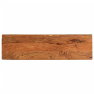 Tablero de mesa rectangular madera maciza acacia 120x30x3.8 cm D