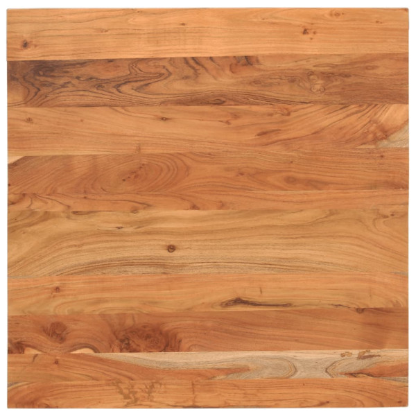 Tablero de mesa cuadrado madera maciza de acacia 90x90x2.5 cm Tablero de mesa cuadrado madera maciza de acacia 90x90x2.5 cm D