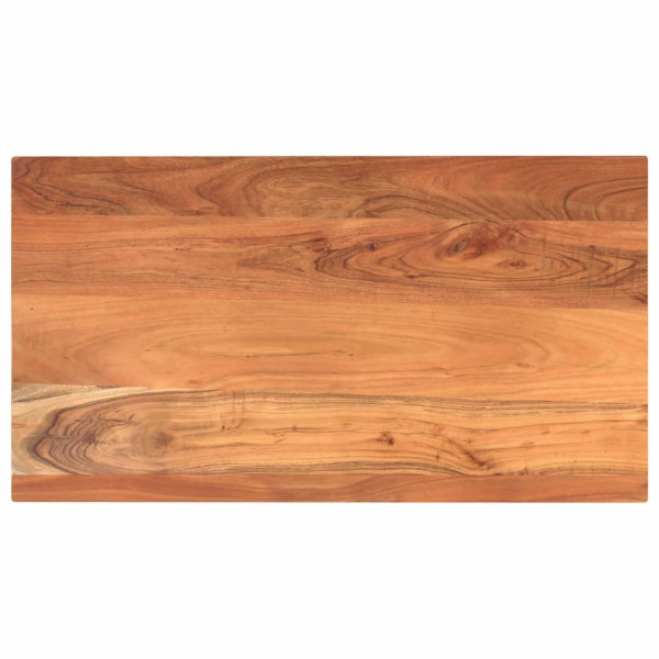 Tablero de mesa rectangular madera maciza acacia 120x50x3.8 cm Tablero de mesa rectangular madera maciza acacia 120x50x3.8 cm D