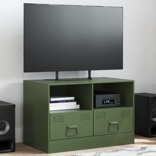 Mobiliário para azeitona de aço verde TV 67x39x44 cm D
