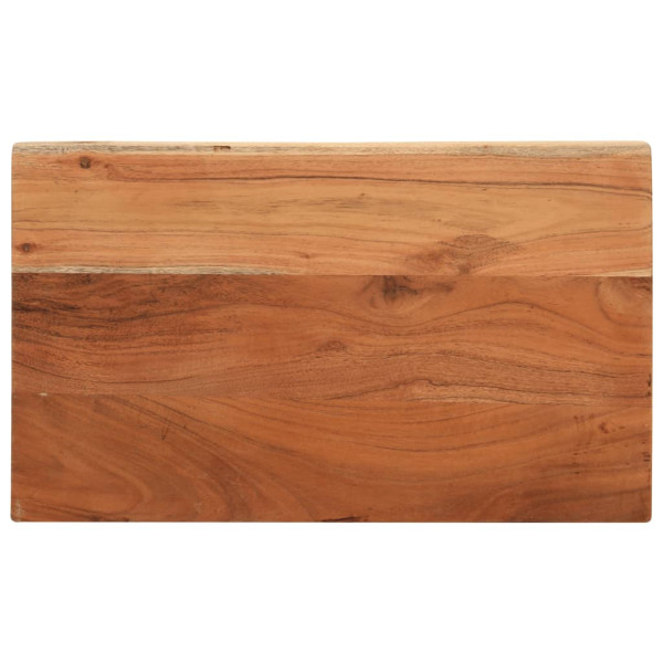 Tablero de mesa rectangular madera maciza acacia 60x20x3.8 cm D