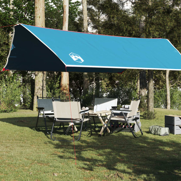 Lona de camping impermeable azul 500x294 cm D