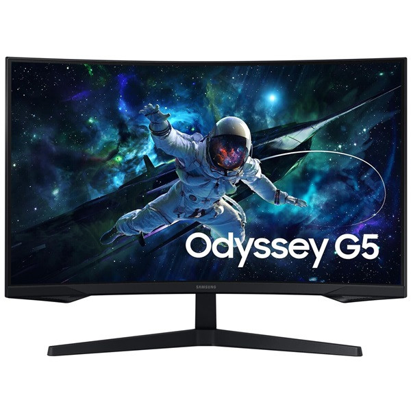 Monitor Gaming Curvo SAMSUNG Odyssey G5 32" LED QHD LS32CG554EU negro D