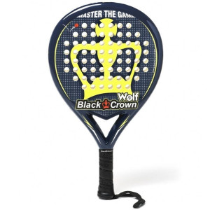 Pala de pádel black crown wolf D