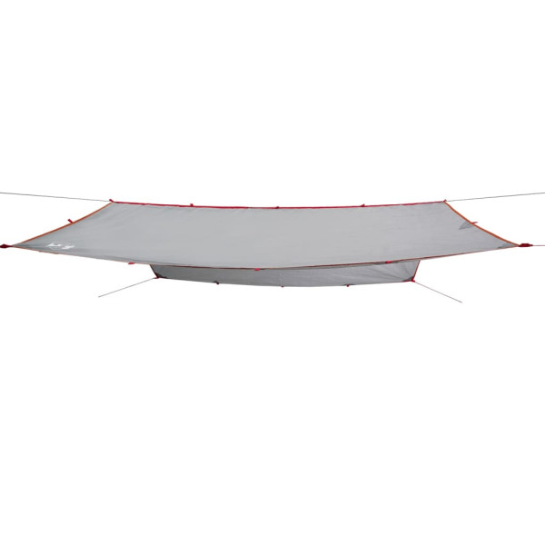 Lona de camping impermeable gris y naranja 300x294 cm M 4